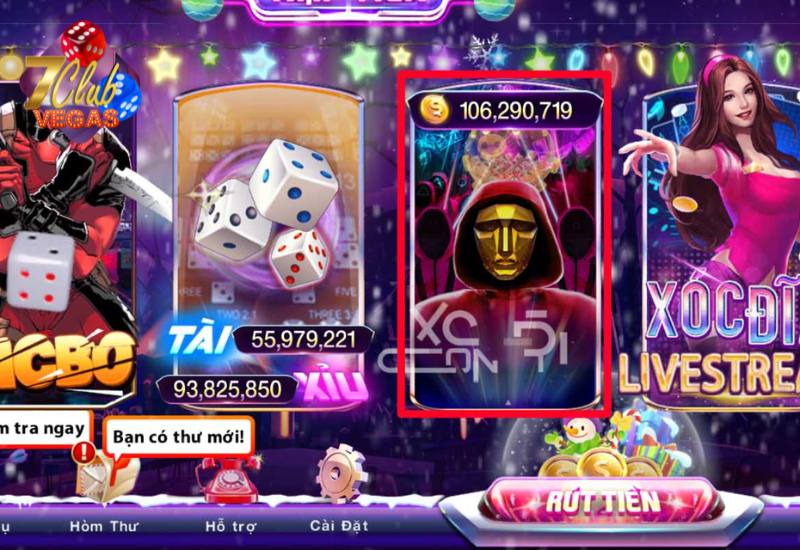 Xóc Đĩa Con Mực cải tiến với sự kết hợp slot game nổ hũ