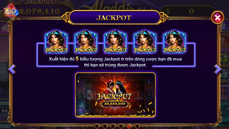 Giải thưởng Jackpot game có thể lên đến hàng trăm triệu đồng 