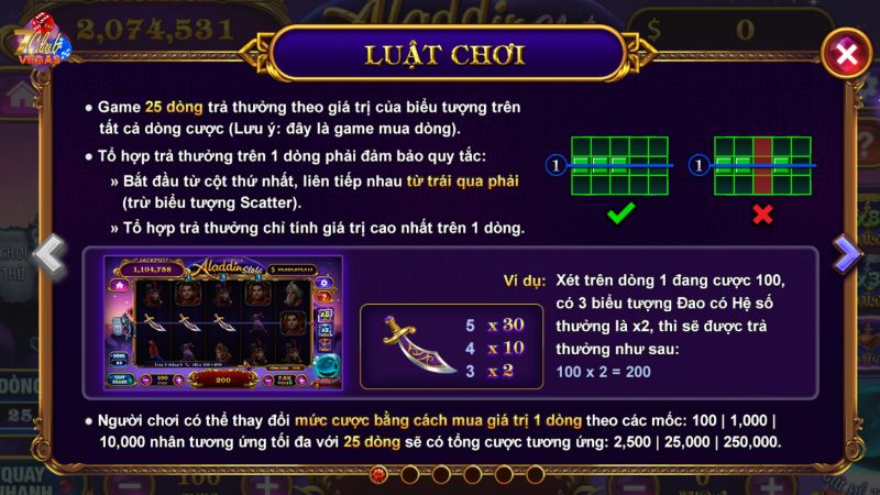 Game nổ hũ Aladin tại cổng game của chúng tôi có cách đặt cược vô cùng thú vị 