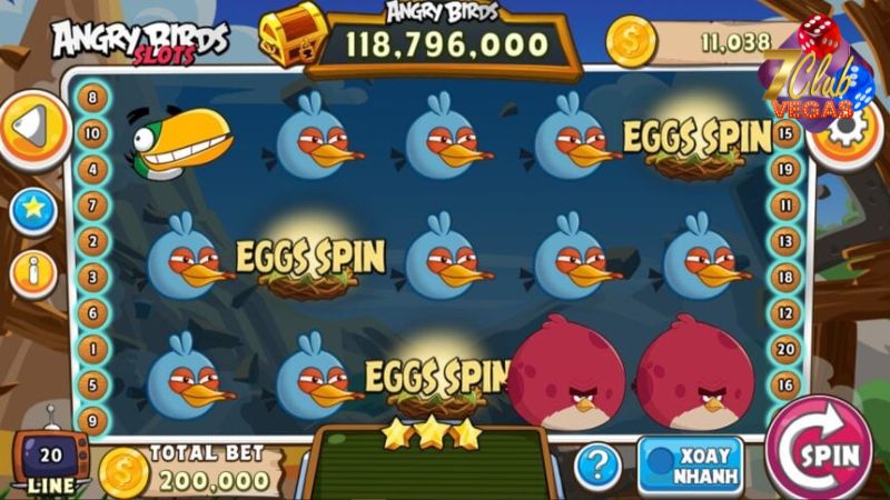 Angry Birds là siêu phẩm nổ hũ thu hút nhiều người chơi